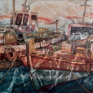 Τ. ΜΑΣΧΑ - ΚΑΙΚΙΑ, ΛΑΔΙ ΣΕ ΜΟΥΣΑΜΑ 70Χ100εκ