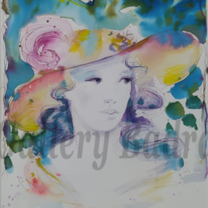 ΠΑΝΤΑΛΕΩΝ Θ. - ΓΥΝΑΙΚΑ, ΑΚΟΥΑΡΕΛΑ ΣΕ ΧΑΡΤΙ 40Χ50εκ