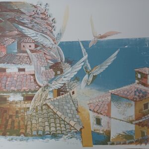 Β. ΚΑΖΑΚΟΣ – ΤΟΠΙΟ, ΜΕΤΑΞΟΤΥΠΙΑ 68Χ80εκ ΚΩΔ. Μ42