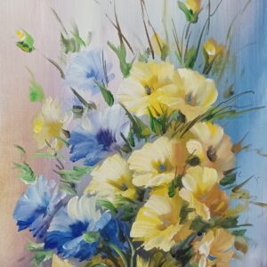 ΜΠΕΛΕΓΡΙ - ΛΟΥΛΟΥΔΙΑ, ΛΑΔΙ ΣΕ ΜΟΥΣΑΜΑ, 30Χ60εκ