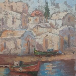 Ι. ΔΟΥΡΙΔΗΣ - ΛΑΔΙ ΣΕ ΜΟΥΣΑΜΑ, 25Χ30εκ