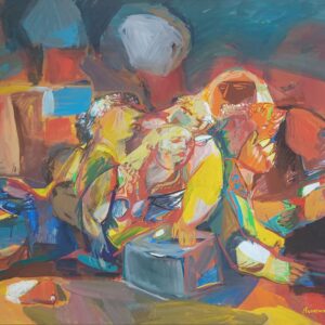 ΚΩΝΣΤΑΝΤΙΝΙΔΗΣ Σ. - ΛΑΔΙ ΣΕ ΜΟΥΣΑΜΑ, 80Χ100εκ