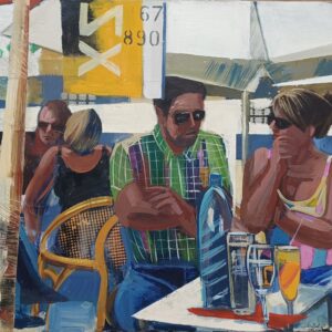 ΚΟΝΤΟΥ - ΚΑΛΟΚΑΙΡΙΝΟΣ ΚΑΦΕΣ - ΛΑΔΙ ΣΕ ΜΟΥΣΑΜΑ, 60Χ120εκ