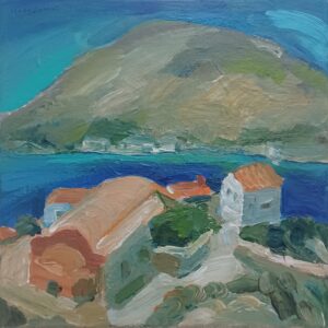 ΜΑΛΑΦΟΥΡΗΣ Ε. - ΤΟΠΙΟ, ΛΑΔΙ ΣΕ ΜΟΥΣΑΜΑ 30Χ30εκ