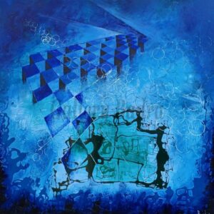 BADRI - THE BEGINNING, ΛΑΔΙ ΣΕ ΜΟΥΣΑΜΑ 120Χ120εκ