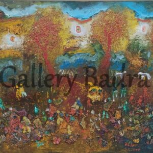 BADRI - ΑΦΗΡΗΜΕΝΟ ΤΟΠΙΟ, ΛΑΔΙ ΣΕ ΜΟΥΣΑΜΑ 60Χ80εκ