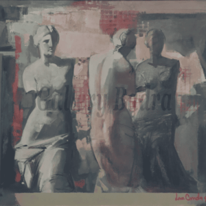 ΚΟΝΤΟΥ - ΑΓΑΛΜΑΤΑ- ΛΑΔΙ ΣΕ ΜΟΥΣΑΜΑ, 80Χ100εκ