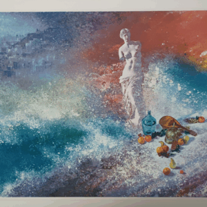 Π. ΖΟΥΜΠΟΥΛΑΚΗΣ – ΣΥΝΘΕΣΗ, ΜΕΤΑΞΟΤΥΠΙΑ 60Χ86εκ ΚΩΔ. Μ25