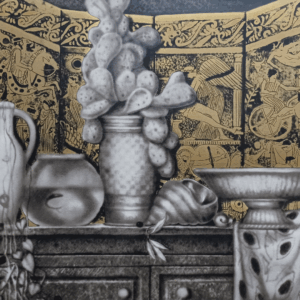 Θ. ΜΑΝΩΛΙΔΗΣ – ΝΕΚΡΗ ΦΥΣΗ, ΜΕΤΑΞΟΤΥΠΙΑ 60Χ90εκ ΚΩΔ. Μ21