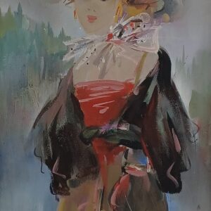 ΜΟΥΡΑΤΙΔΟΥ Φ. - ΚΟΡΙΤΣΙ ΜΕ ΛΟΥΛΟΥΔΙΑ, ΛΑΔΙ ΣΕ ΜΟΥΣΑΜΑ 30Χ60εκ