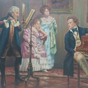 Ν. ΒΛΑΧΟΓΙΑΝΝΗΣ - Η ΠΑΡΑΣΤΑΣΗ, ΛΑΔΙ ΣΕ ΜΟΥΣΑΜΑ 65Χ80εκ